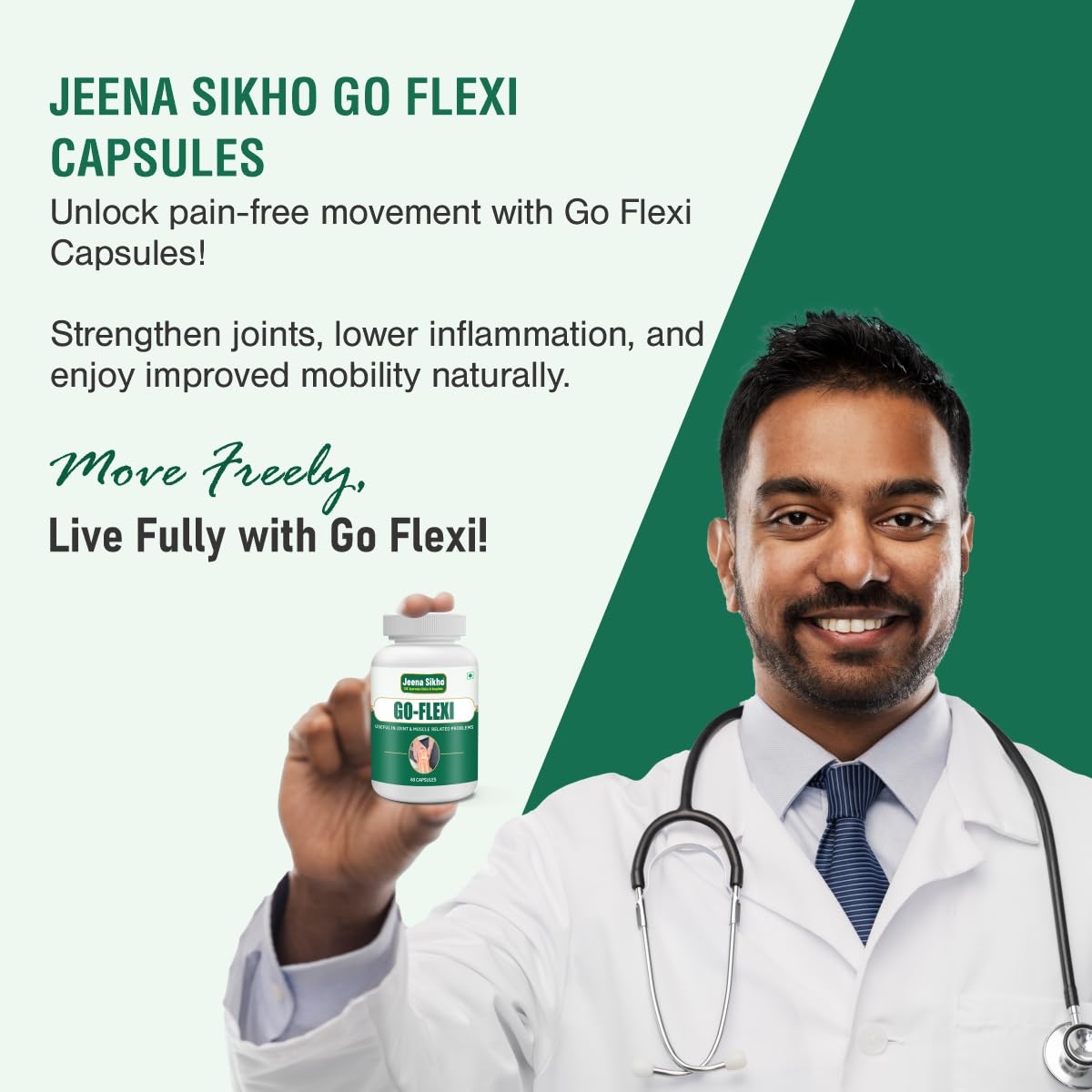 Go Flexi | For Healthy Joints, 60 Capsules