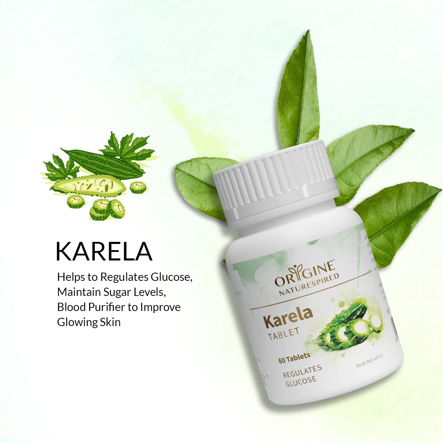 Karela | For Promoting Overall Wellness & Skin Health, 60 Tablets