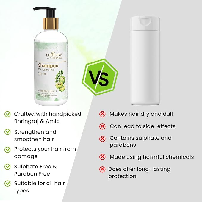 Shampoo For Normal Hair | Natural Shampoo For Strong, Silky, And Soft Hair, 300ml