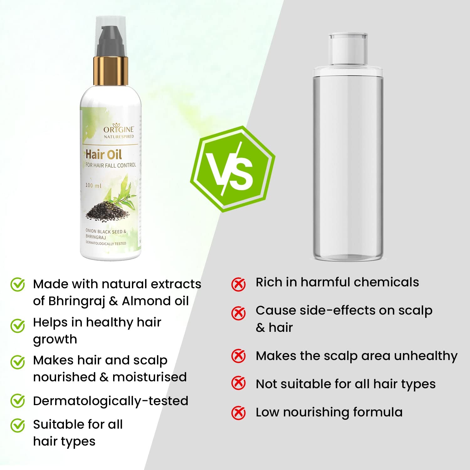 Hair Oil for Hair Fall Control | Reduces Hair Fall & Strengthens Roots, 100 ml