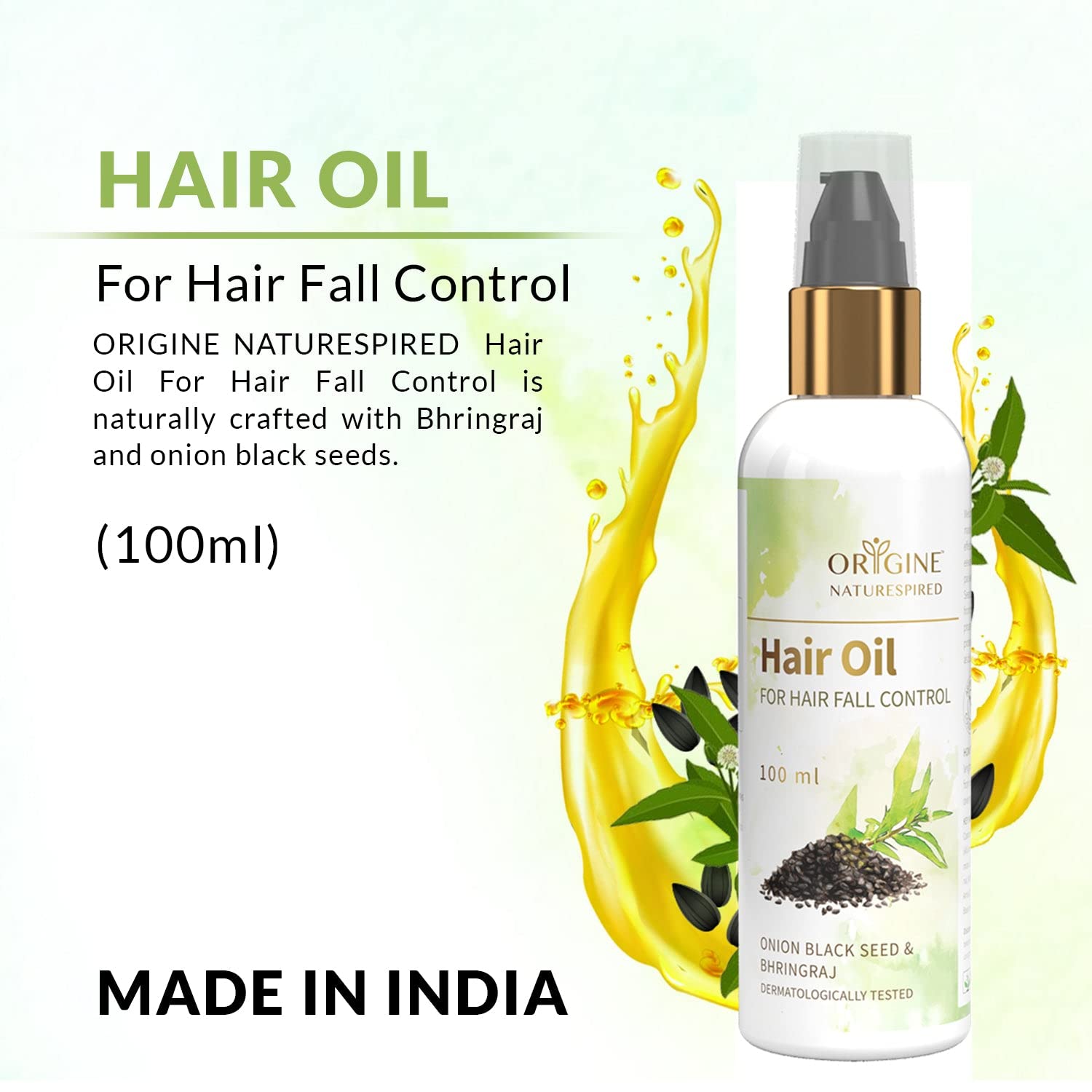 Hair Oil for Hair Fall Control | Reduces Hair Fall & Strengthens Roots, 100 ml