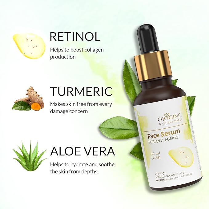 Retinol Face Serum for Anti-Ageing, 30 ml