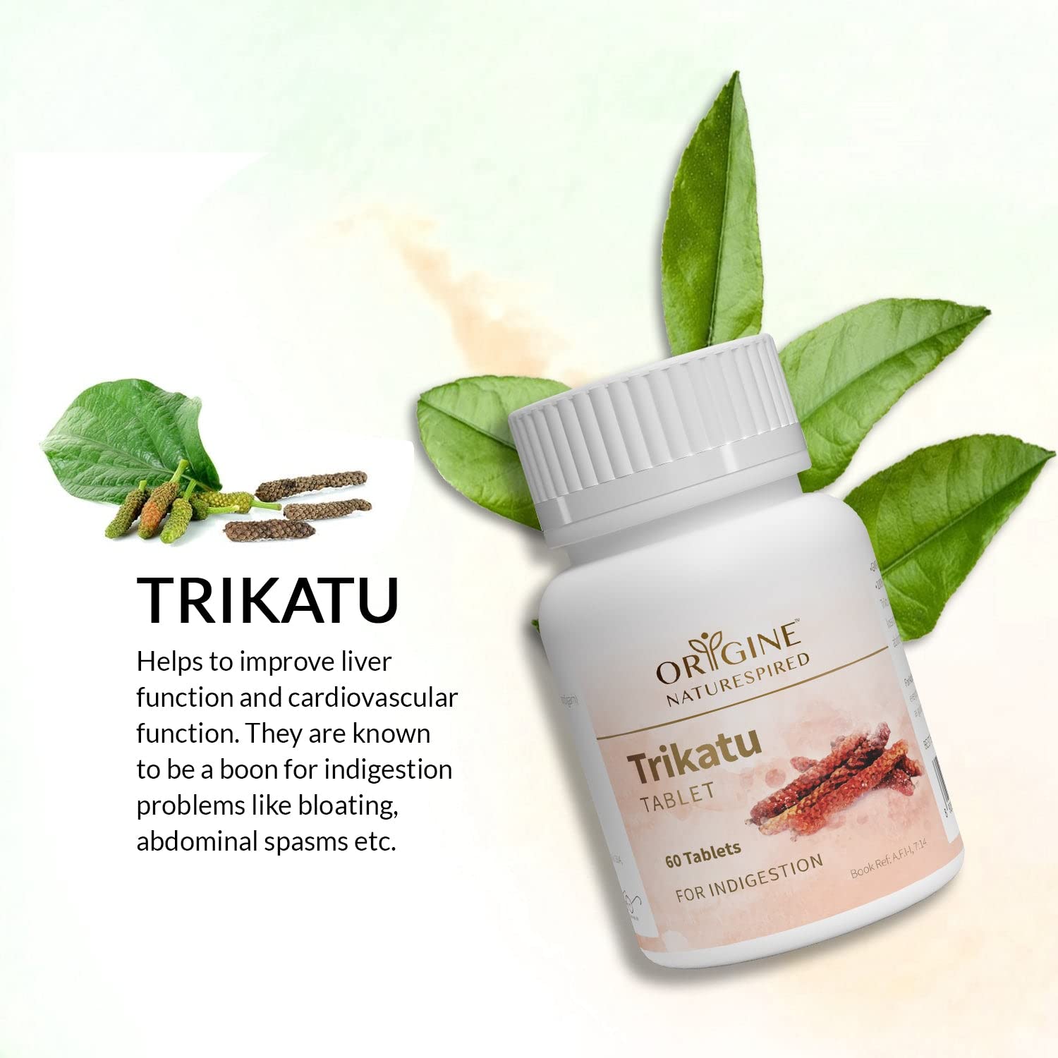 Trikatu | For Digestive Wellness, 60 Tablets