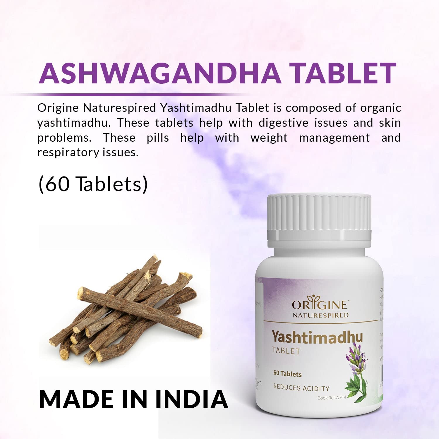 Yashtimadhu | Increase Immunity & Stamina , 60 Tablets