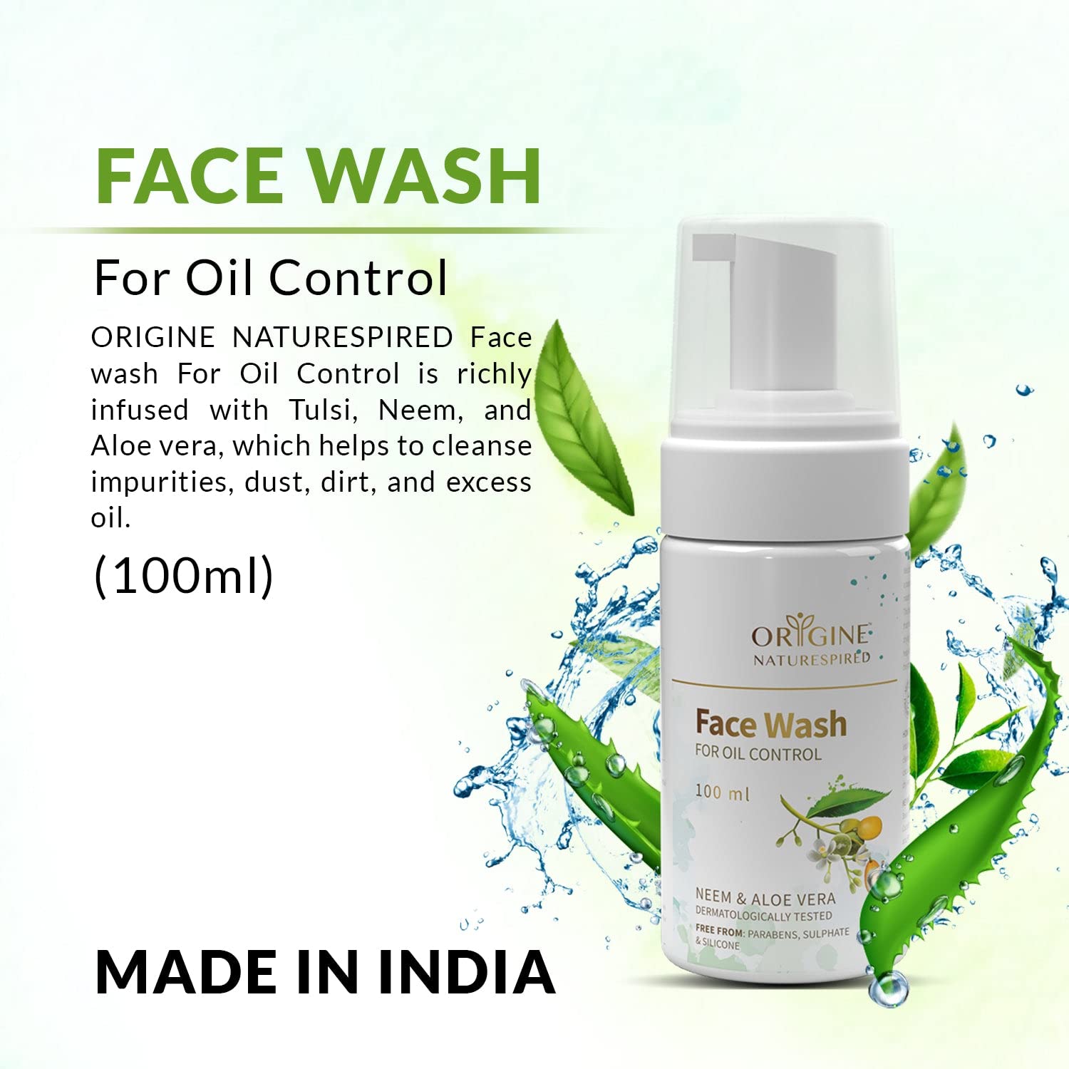 Face Wash for Oil Control | Deep Cleanse & Refresh Oily Skin, 100ml