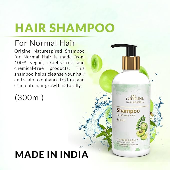 Shampoo For Normal Hair | Natural Shampoo For Strong, Silky, And Soft Hair, 300ml