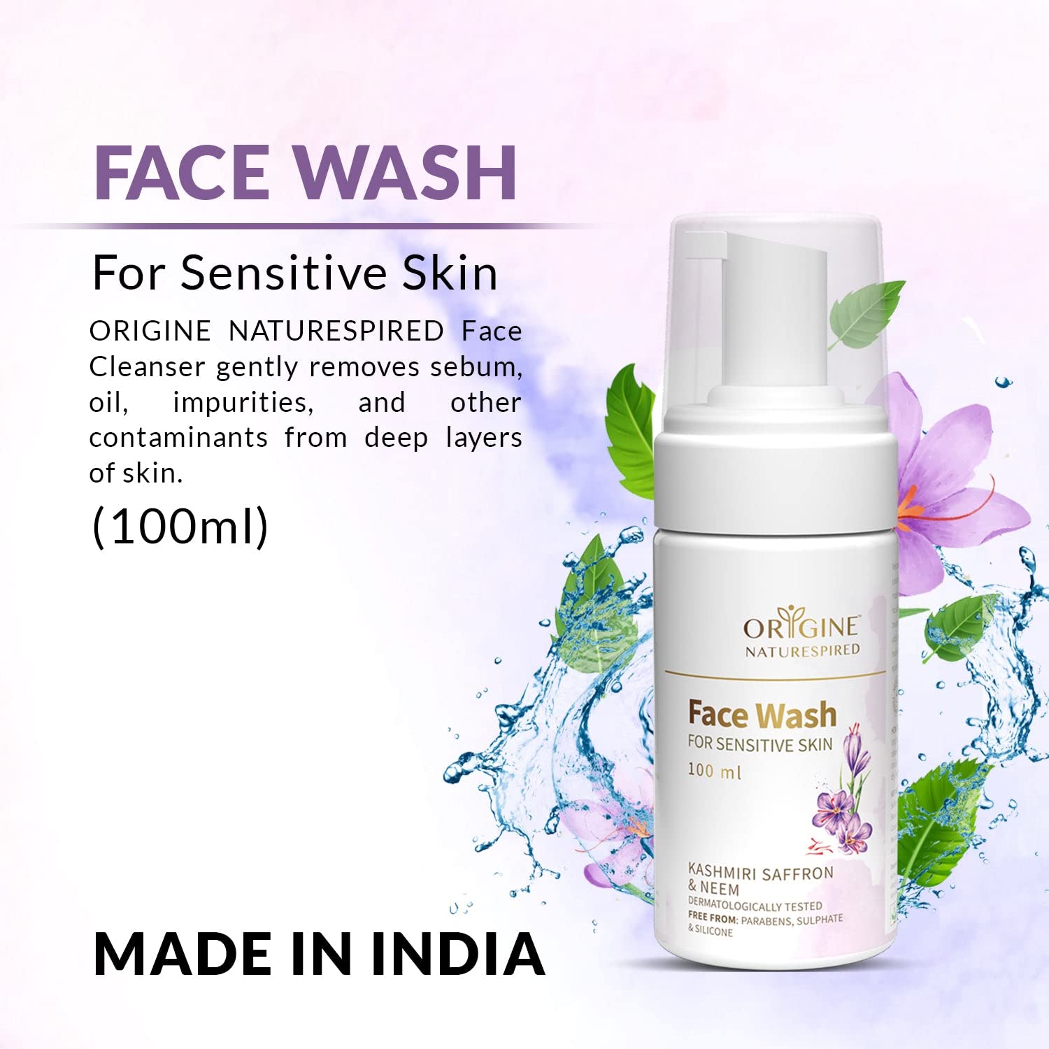 Face Wash For Sensitive Skin | Gentle Care For Sensitive Skin, 100 ml