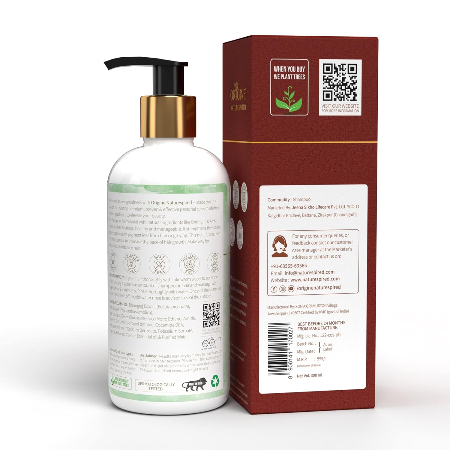 Shampoo For Normal Hair | Natural Shampoo For Strong, Silky, And Soft Hair, 300ml