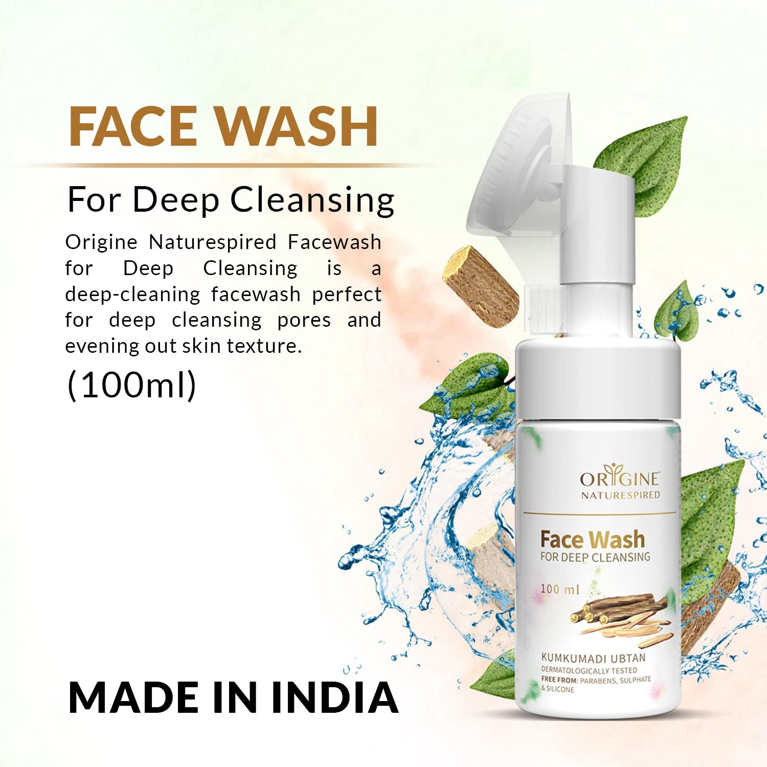 Deep Cleansing Face Wash | Deeply Cleanses Skin From Pores, 100ml