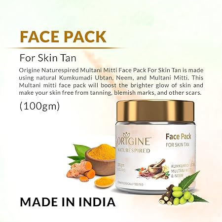 Face Pack For Tan Removal | Restore Natural Glow, 100 gm