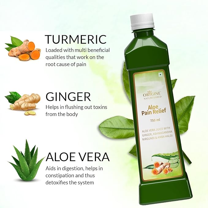 Origine Naturespired Aloe Pain Relief Juice, 750 ml