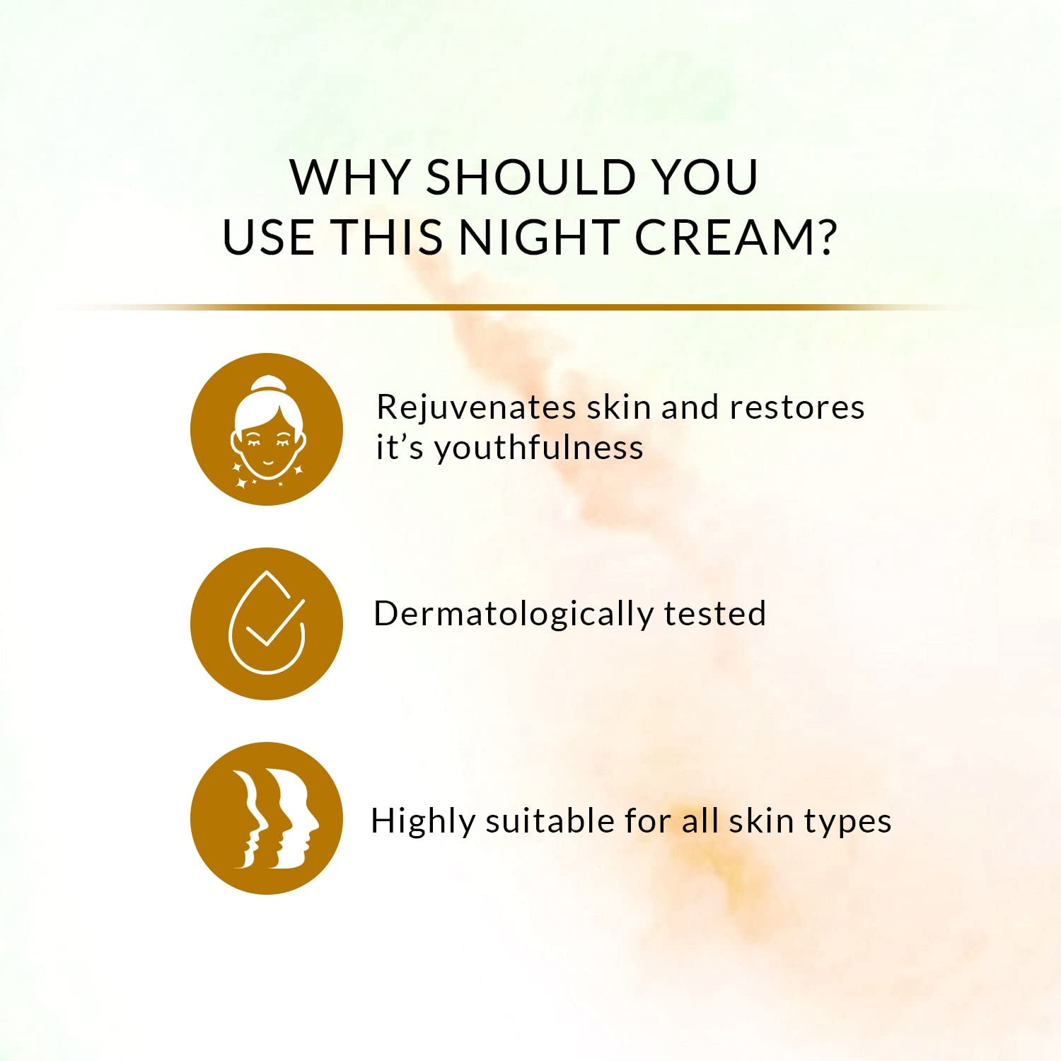 Night Cream For Skin Glow|For Glowing Skin, 50 gm