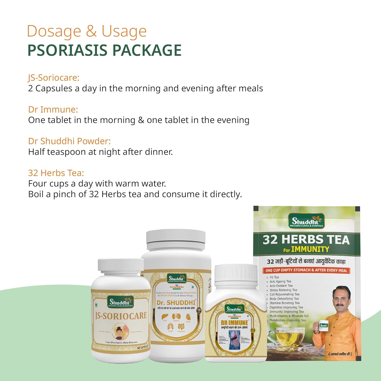 Psoriasis Care Package | Improves Skin Health, 30 Days