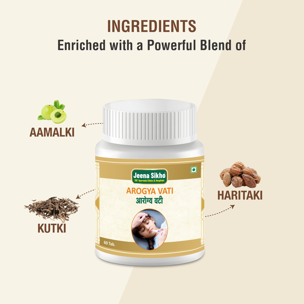 Aarogya Vati | For Immunity & Overall Wellbeing, 60 Tablets