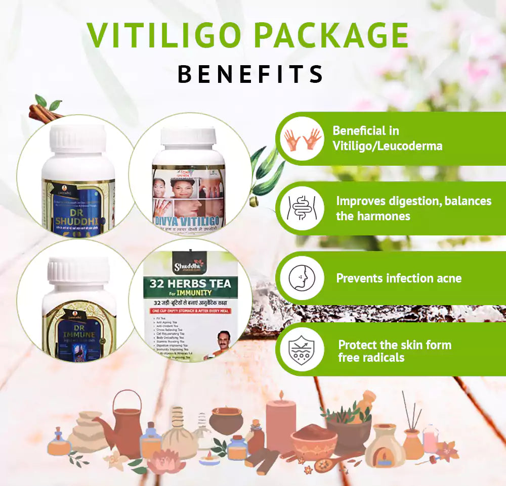 Shuddhi Vitiligo (Leucoderma) Package